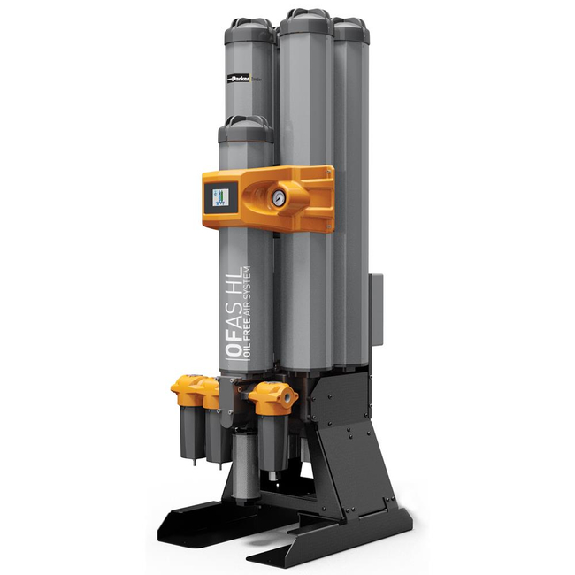 OFAS HL Medium Flow Oil Free Heatless Compressed Air Dryer System